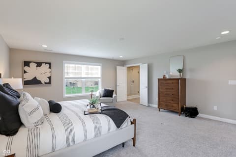 Bedroom at 6088 Farlin Drive, Whitestown, IN