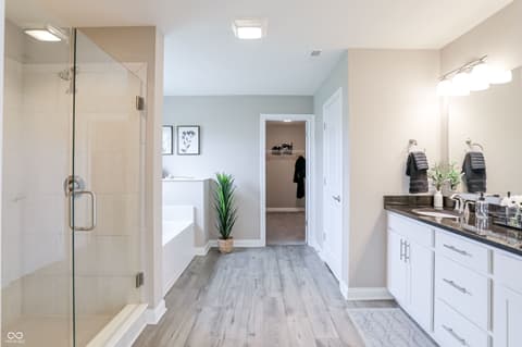 Bathroom at 6088 Farlin Drive, Whitestown, IN