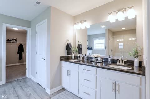 Bathroom at 6088 Farlin Drive, Whitestown, IN