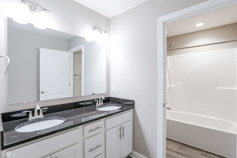 Bathroom at 6088 Farlin Drive, Whitestown, IN