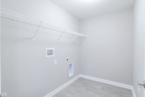 Laundry room at 6088 Farlin Drive, Whitestown, IN