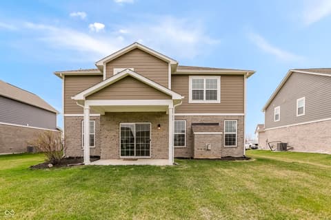 Backyard at 6088 Farlin Drive, Whitestown, IN