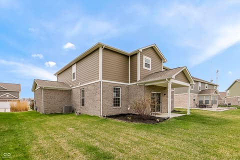 Backyard at 6088 Farlin Drive, Whitestown, IN