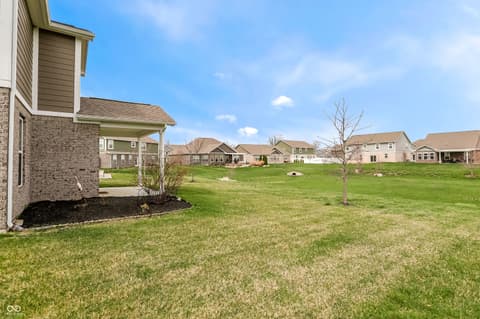 Yard at 6088 Farlin Drive, Whitestown, IN