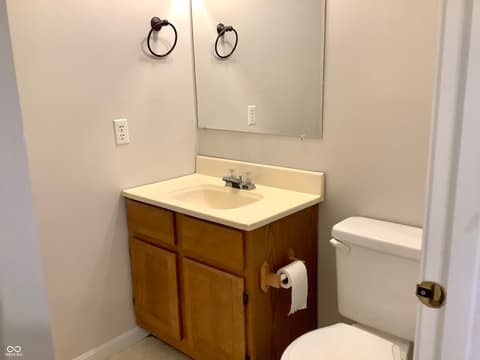 Bathroom at 61 Meadow Creek Boulevard, Whiteland, IN