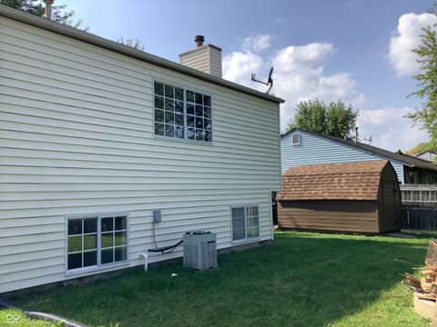 Side exterior at 61 Meadow Creek Boulevard, Whiteland, IN