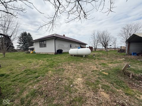 Side exterior at 10074 N 400 W, Carthage, IN