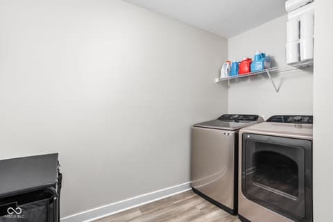 Laundry room at 3969 Canning Street, Danville, IN
