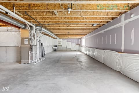 Basement at 3969 Canning Street, Danville, IN