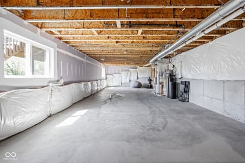 Basement at 3969 Canning Street, Danville, IN