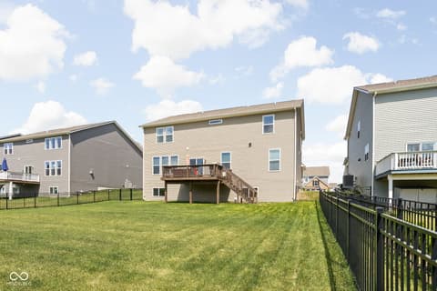 Backyard at 3969 Canning Street, Danville, IN