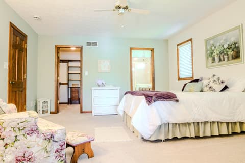 Primary bedroom at 5240 Boardwalk Place, Indianapolis, IN