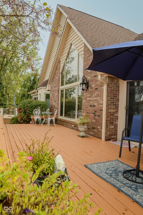 Outdoor living area at 5240 Boardwalk Place, Indianapolis, IN