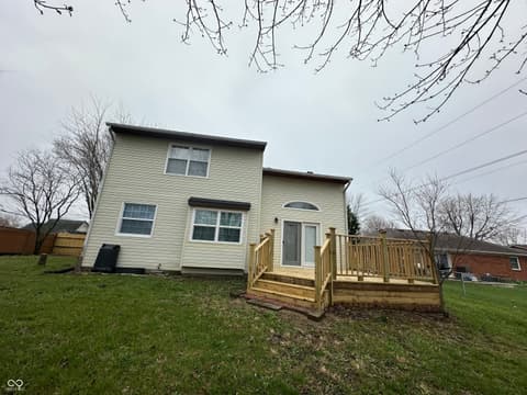 Backyard at 305 Cardinal Drive, Whiteland, IN