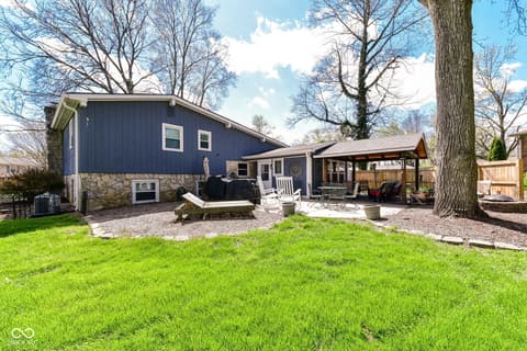 Backyard at 150 Springs Court, Carmel, IN