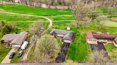 Aerial view at 1609 Greenacres Drive, Kokomo, IN