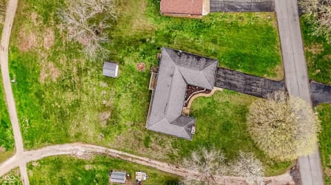 Aerial view at 1609 Greenacres Drive, Kokomo, IN