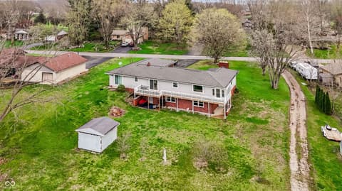 Aerial view at 1609 Greenacres Drive, Kokomo, IN