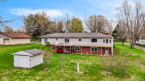 Backyard at 1609 Greenacres Drive, Kokomo, IN