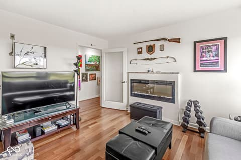 Living room at 4000 N Meridian Street, Indianapolis, IN