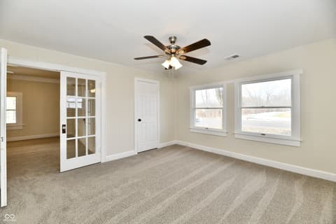 Primary bedroom at 4992 W 100 S, New Palestine, IN