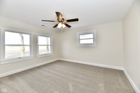 Primary bedroom at 4992 W 100 S, New Palestine, IN