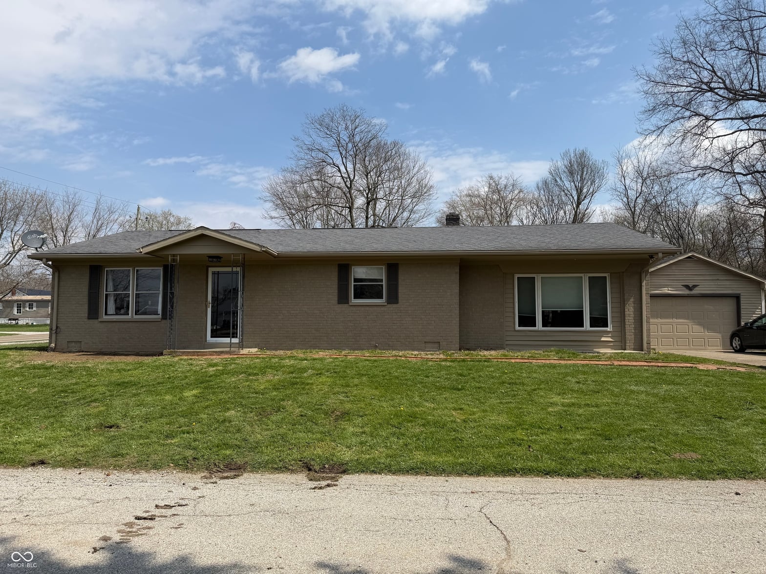 Front exterior at 6491 N Forrest Street, Quincy, IN
