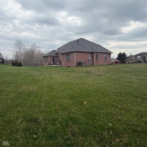 Backyard at 736 Willow Pointe Drive N, Plainfield, IN