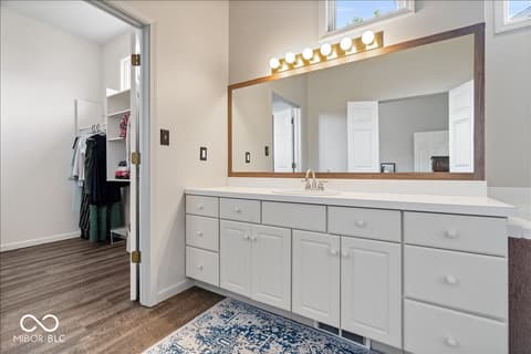 Bathroom at 8123 W Ashford Lane, Muncie, IN