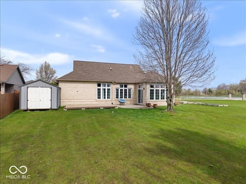 Backyard at 8123 W Ashford Lane, Muncie, IN