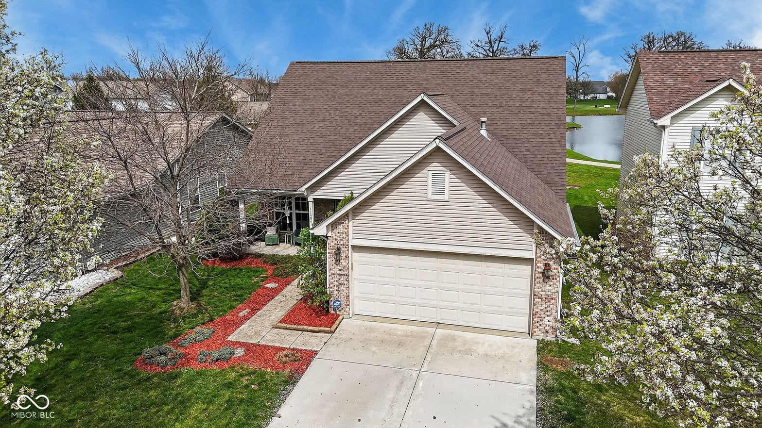 Front exterior at 11454 Seabiscuit Drive, Noblesville, IN