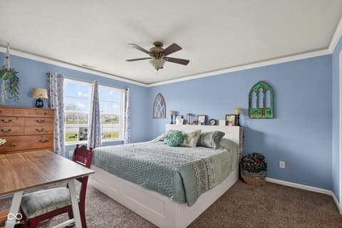 Bedroom at 11454 Seabiscuit Drive, Noblesville, IN
