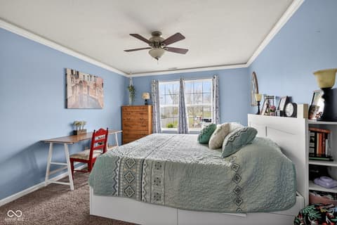 Bedroom at 11454 Seabiscuit Drive, Noblesville, IN
