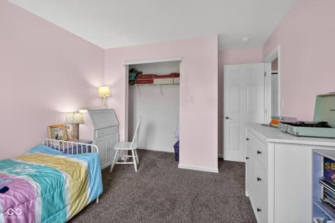 Bedroom at 11454 Seabiscuit Drive, Noblesville, IN