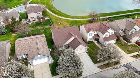 Aerial view at 11454 Seabiscuit Drive, Noblesville, IN