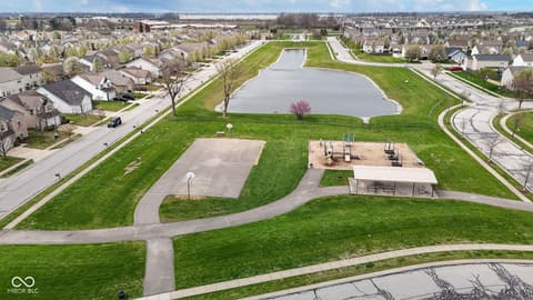 Aerial view at 11454 Seabiscuit Drive, Noblesville, IN