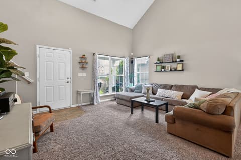 Living room at 11454 Seabiscuit Drive, Noblesville, IN