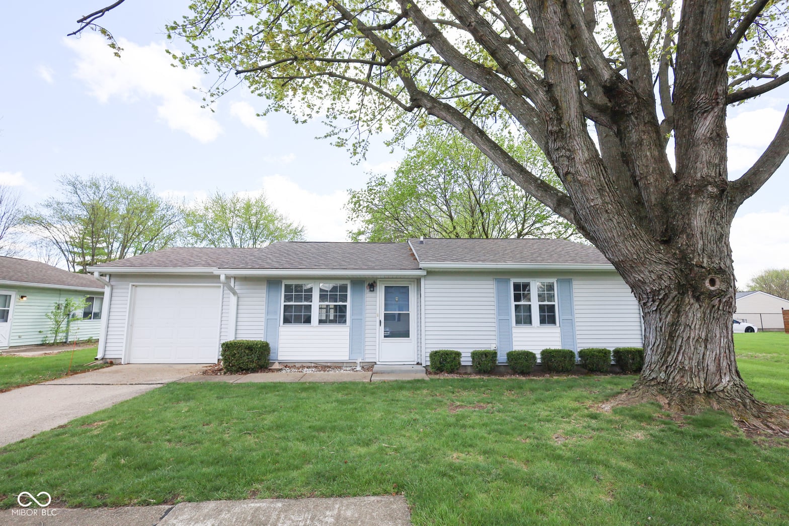 Front exterior at 8018 Bryan Drive, Indianapolis, IN