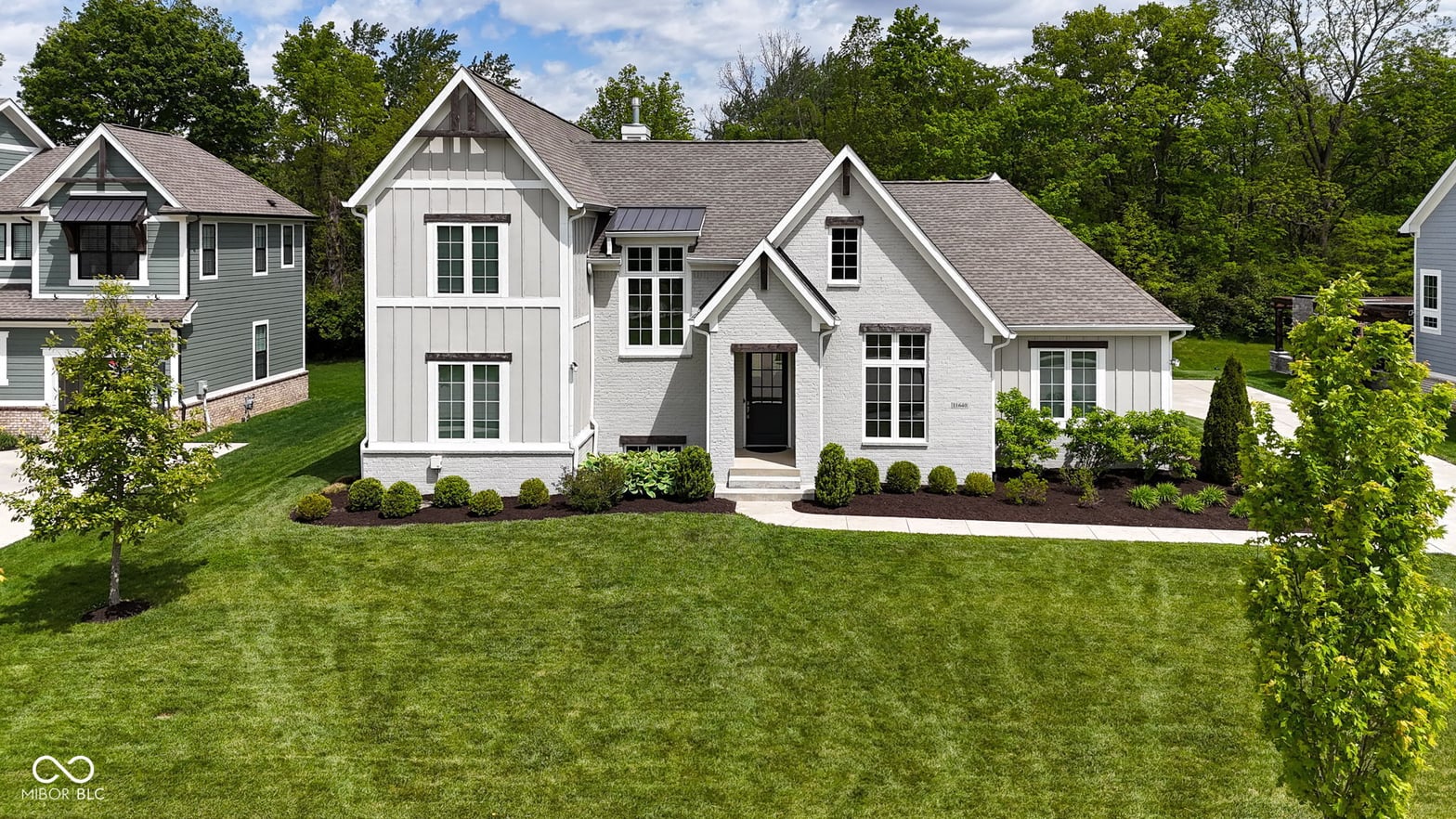 Front exterior at 11640 Walton Crescent, Zionsville, IN