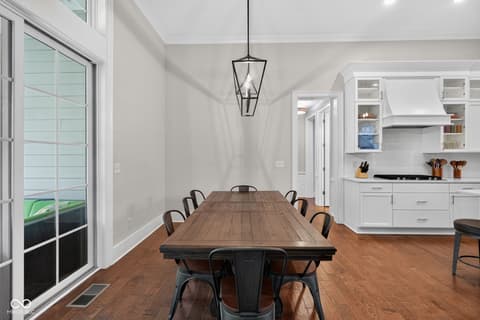 Dining room at 11640 Walton Crescent, Zionsville, IN