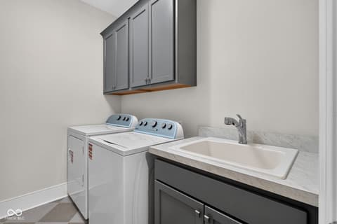 Laundry room at 11640 Walton Crescent, Zionsville, IN