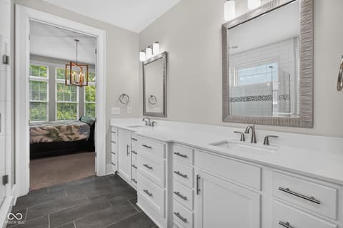 Bathroom at 11640 Walton Crescent, Zionsville, IN