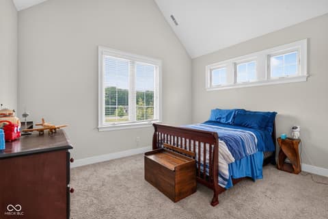 Bedroom at 11640 Walton Crescent, Zionsville, IN