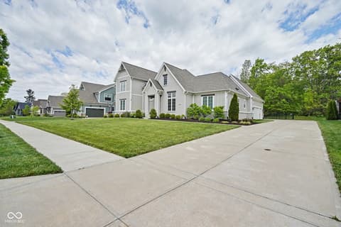 Front exterior at 11640 Walton Crescent, Zionsville, IN