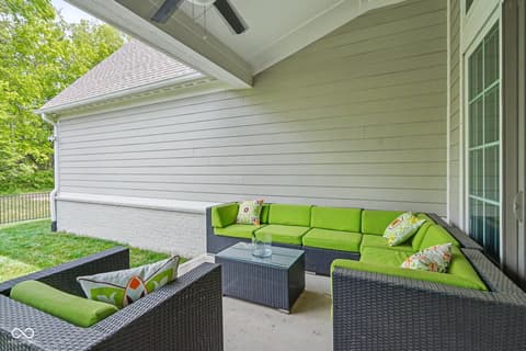 Outdoor living area at 11640 Walton Crescent, Zionsville, IN