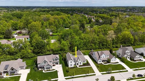Aerial view at 11640 Walton Crescent, Zionsville, IN