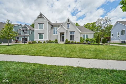 Front exterior at 11640 Walton Crescent, Zionsville, IN