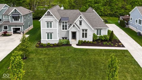 Front exterior at 11640 Walton Crescent, Zionsville, IN