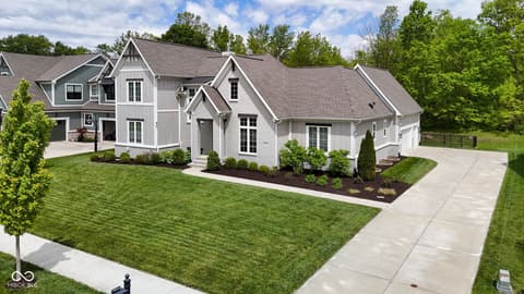 Front exterior at 11640 Walton Crescent, Zionsville, IN
