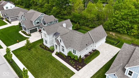 Aerial view at 11640 Walton Crescent, Zionsville, IN